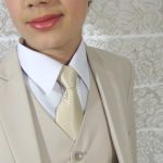 Giovanni Testi kids 5 piece suits cream suit set