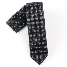Giovanni Testi Black translucent tie