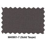 Mantoni Taupe Flat-front Wool Dress Pants - Image 3