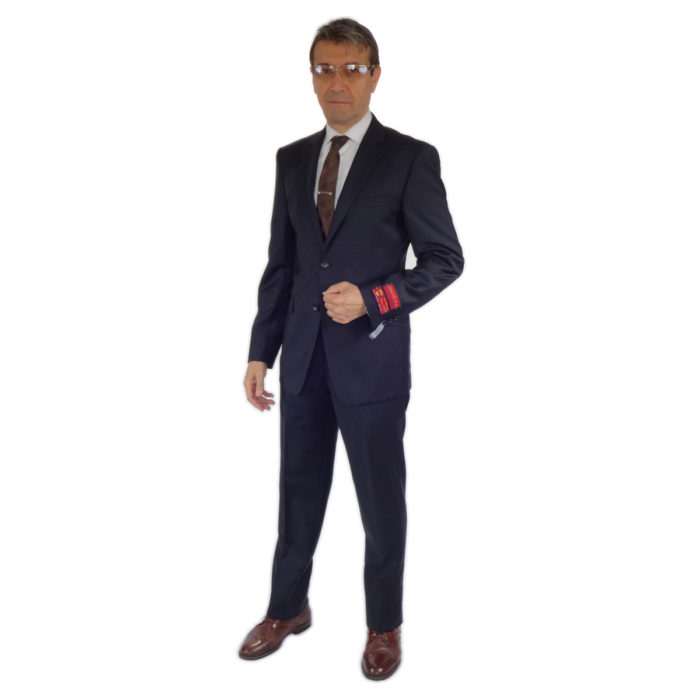 charcoal modern or slim fit wool suits