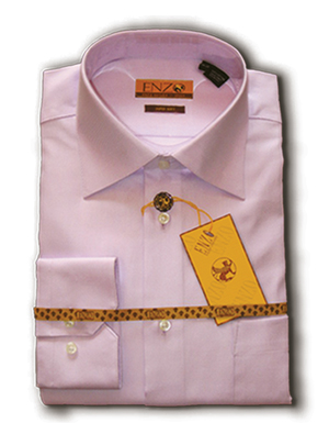 Giorgio Cerruti Mens 100/% Cotton Pink Dress Shirt