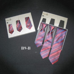 Father and son formal ties with neck wraps
