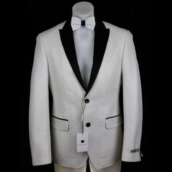Giovanni Testi snake skin print jacket front view high fashion blazer