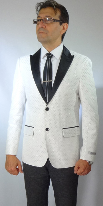 Moda Italy Giovanni Testi sports Jacket white