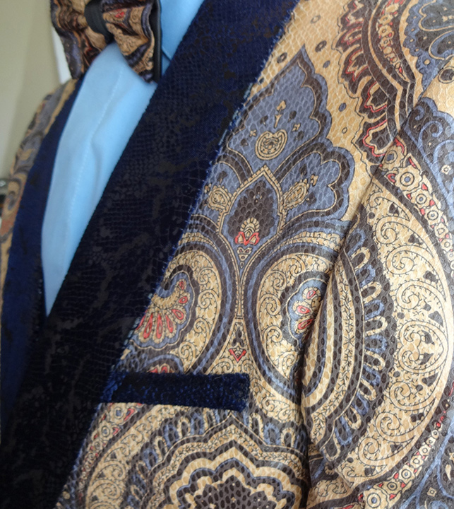 Giovanni Testi snake skin print jacket High fashion 0673