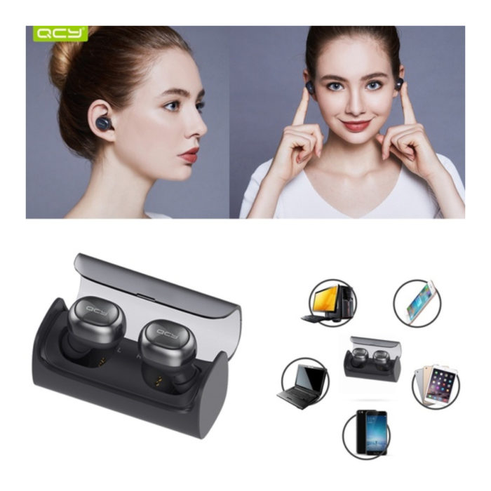 Bluetooth ear bugs stereo mp3 player