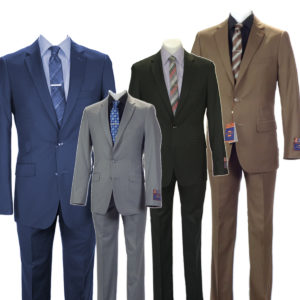 Carlo Lusso Poly Rayon business 4 suits package