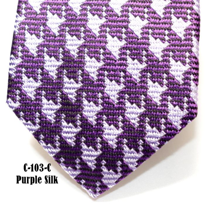 Teardrop Silk Necktie C103C