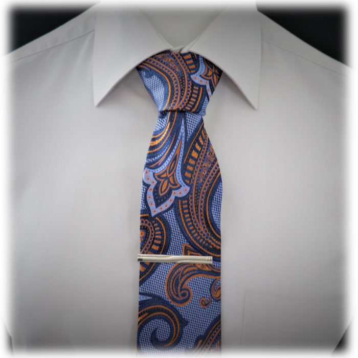 Silk Paisley neck tie C110