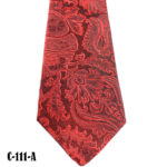 Silk Paisley neck tie C111A