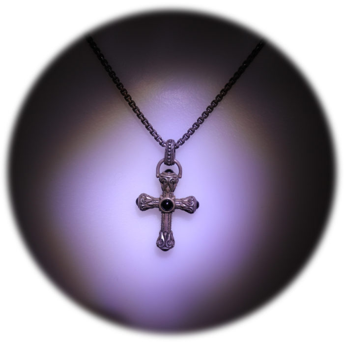 Scott Kay Cross Onyx Necklace
