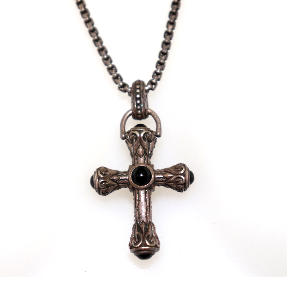 SCOTT KAY STERLING SILVER Cross Necklace SOLD-OUT ETA: N/A - Moda Italy ...