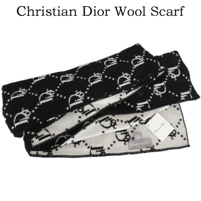 Dior Wool Scarf Made in Italy