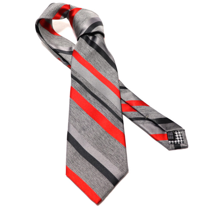 Silk stripe Italian handmade Tie C107