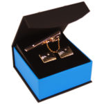 Diamond Tie bar Cufflink Set 2"