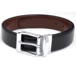 reversible leather dress belt Polo Ralph Lauren Men's Reversible Leather Dress Belt - Black/Brown