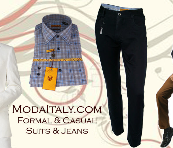 Formal and Casual Suits and Jeans