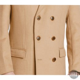 Grant Black Double Breasted Wool/Cashmere Jacket - Moda Italy Fashion