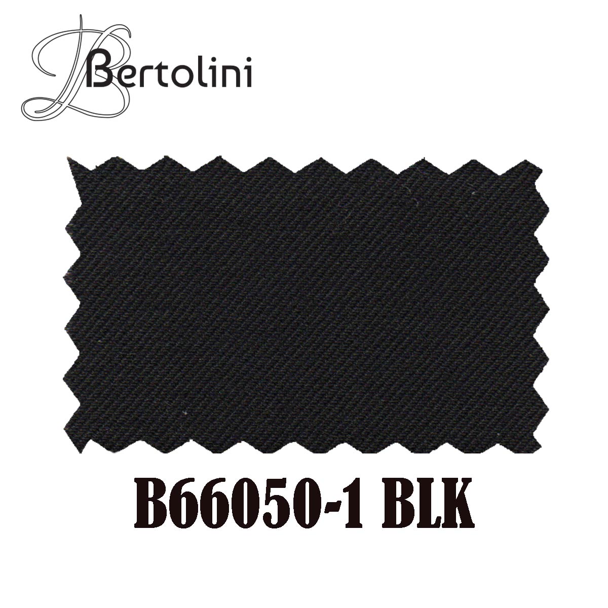 Bertolini Wool & Silk 2Pc 2 Buttons Black or Charcoal