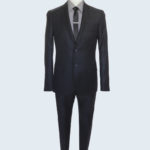 Galante wool suit Black