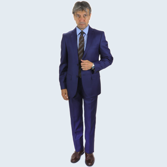 Galante Uomo Made in Italy Blue Suit