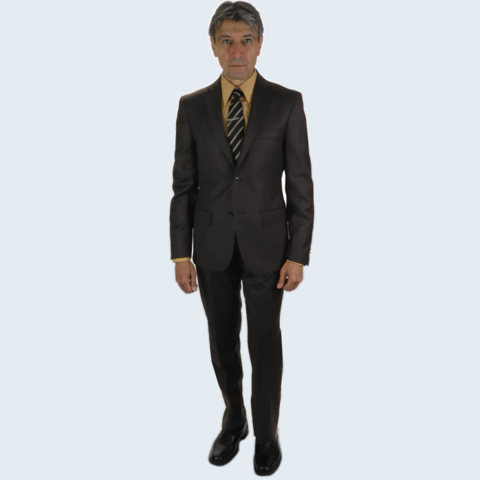 Galante Uomo Made in Italy Brown Suit
