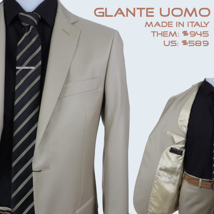 Galante Uomo Made in Italy Beige Suit