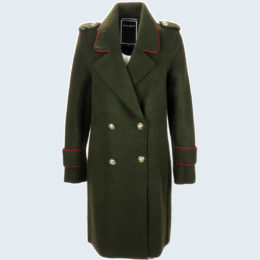 Military Trench Coat Olive