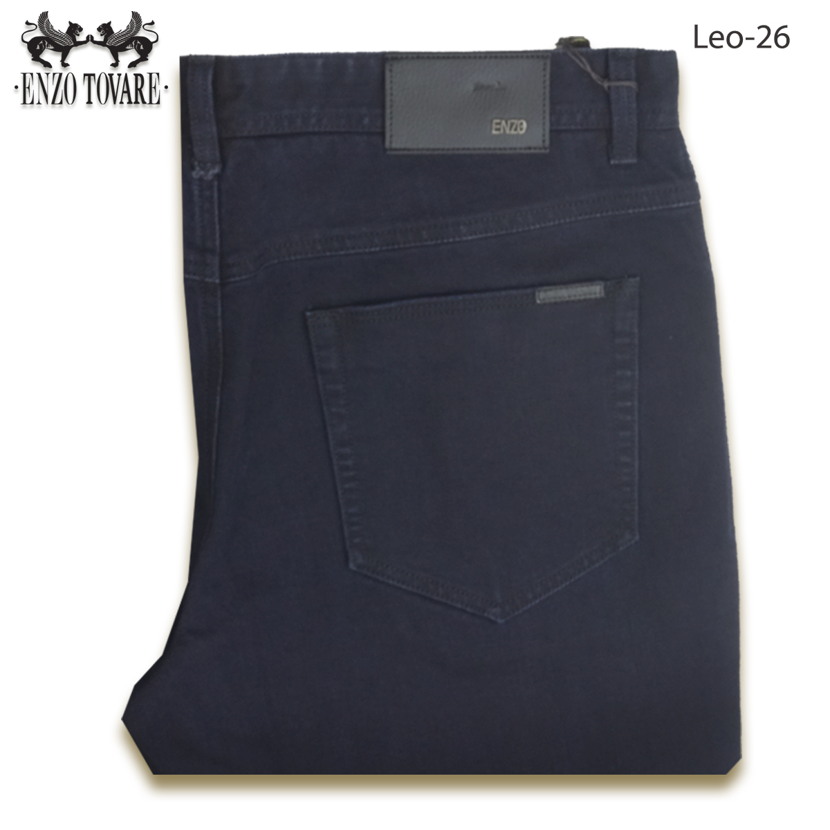 Enzo Leo Jeans in Black or Gray Fabrics