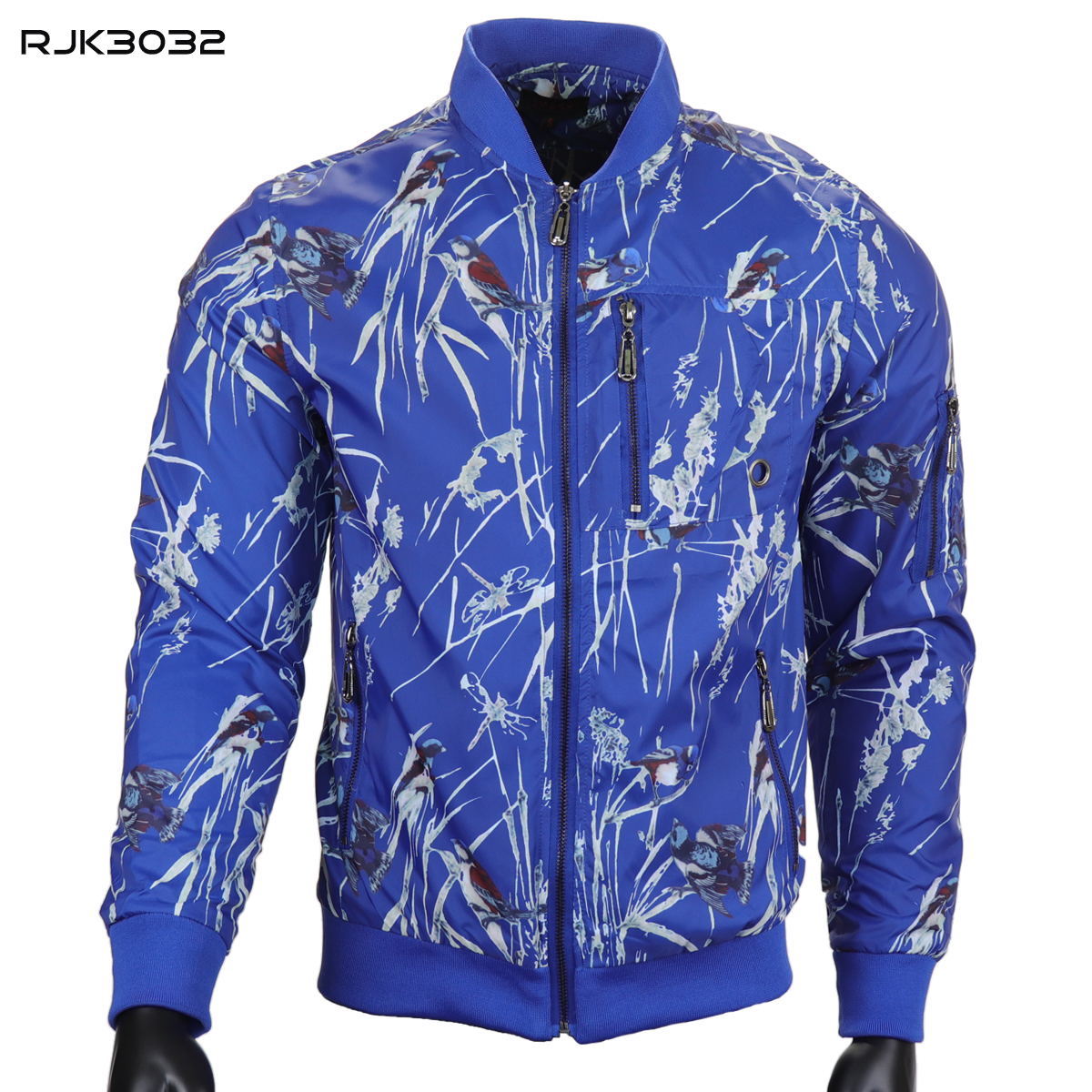 Blue Wind Breaker Spring Jacket By SMASH in CA, NY, NJ, IL - Moda Italy ...