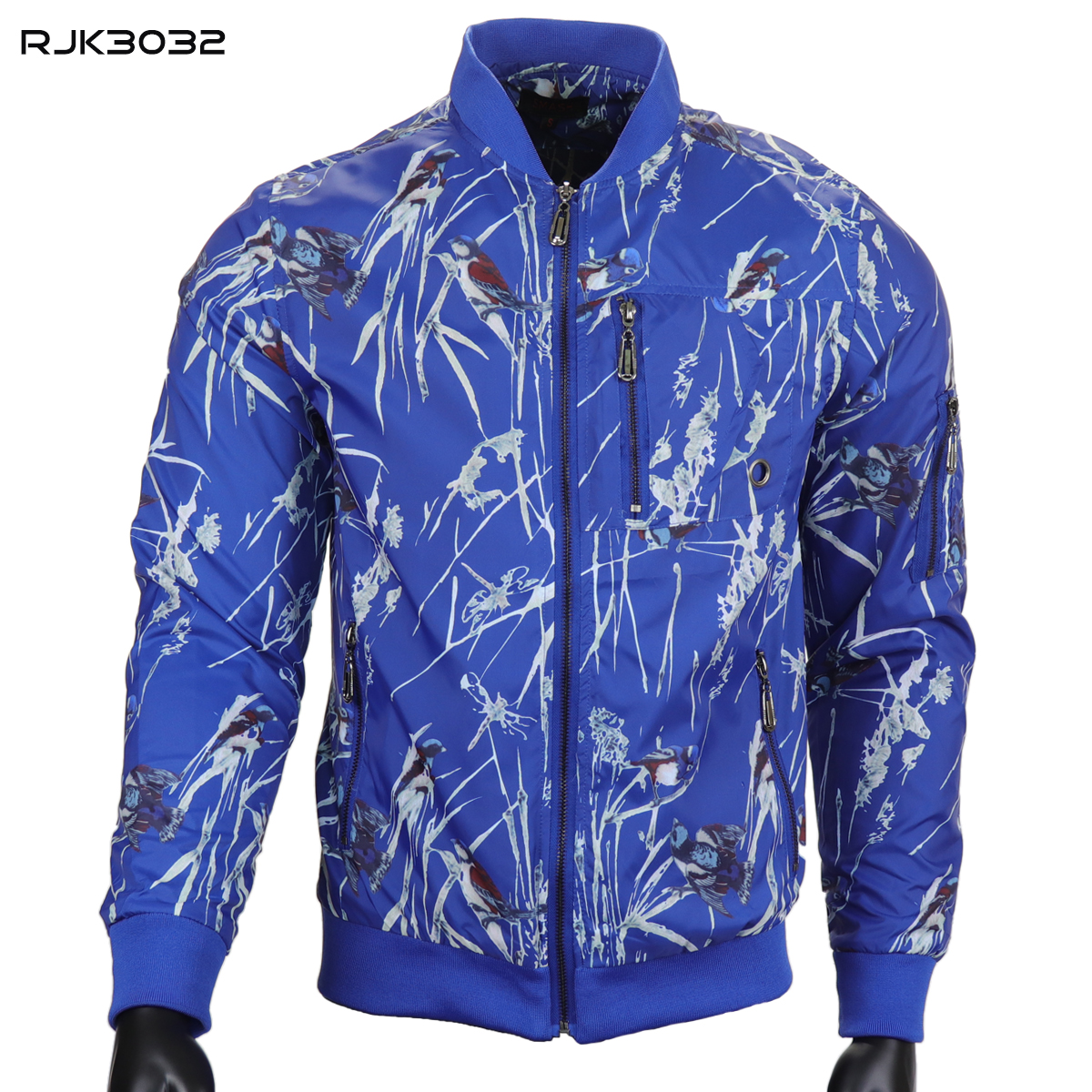 Blue Wind Breaker Spring Jacket By SMASH in CA, NY, NJ, IL - Moda