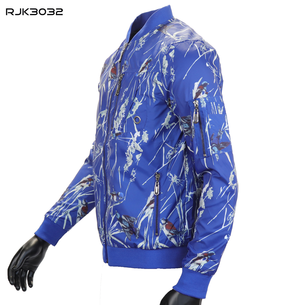 Blue Wind Breaker Spring Jacket By SMASH