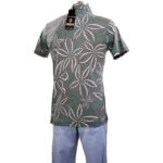INDIGO STAR Kokomo Heather Black Polo Shirt