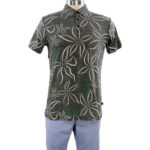 INDIGO STAR Kokomo Heather Black Polo Shirt