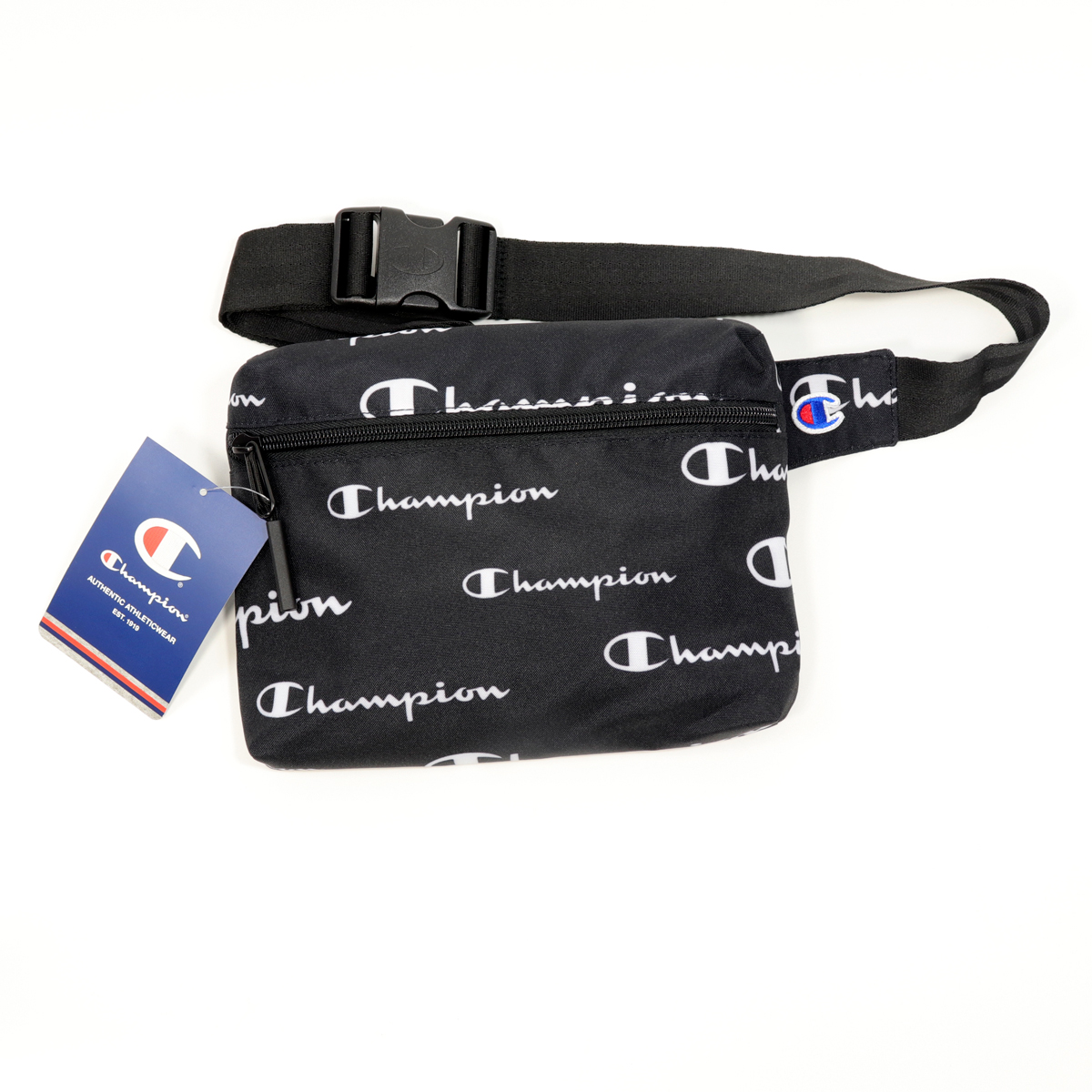 behuizing hoop Onregelmatigheden Champion Black w Multi-Logo Passport Waist Pack in CA, NY - Moda Italy  Fashion