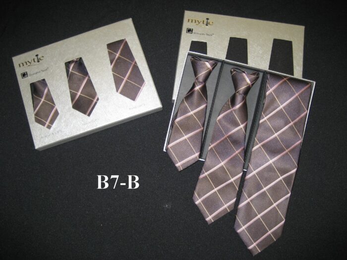 Brown Windowpane Father & Sons NeckTies