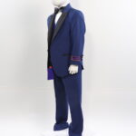 Arlan Boys Tuxedo in French-Blu, Blk, and Gry {On Super Sale $115} - Image 4