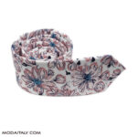 Skinny Tie Floral white Necktie