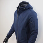 Tommy Hilfiger Men's Navy Soft Shell Active Filled Bomber Jacket
