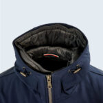 Tommy Hilfiger Men's Navy Soft Shell Active Filled Bomber Jacket
