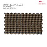 Camel windowpane sports jacket fabric