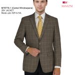 Camel windowpane sports jacket