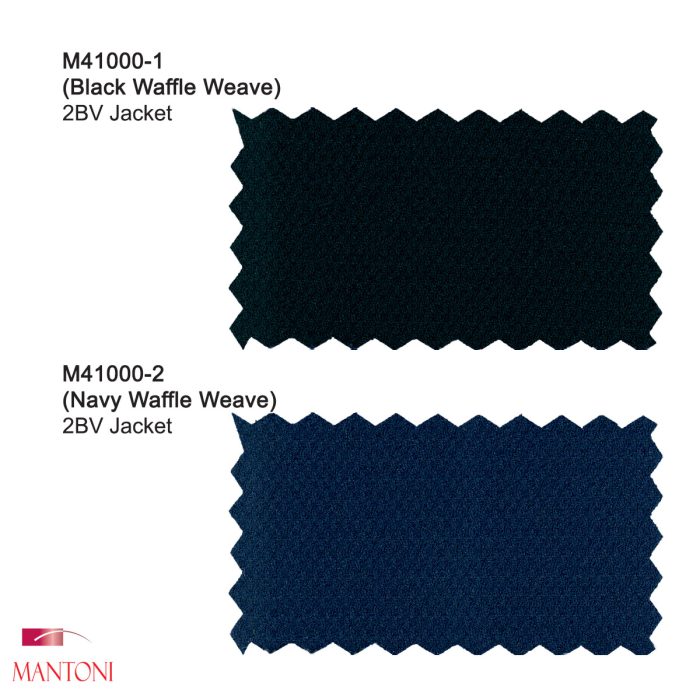 Mantoni Waffle Weave Wool Black or Navy Blazer