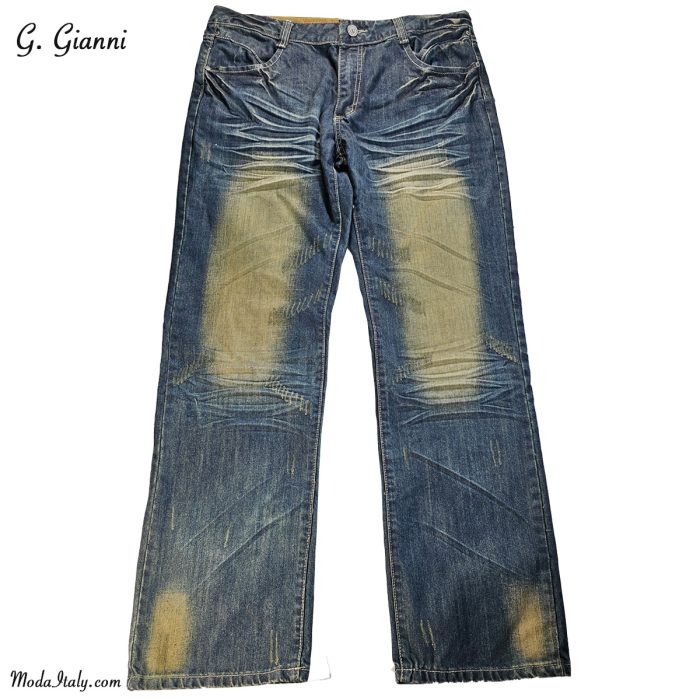 G. Gianni Classic Jeans in Blue Two tone