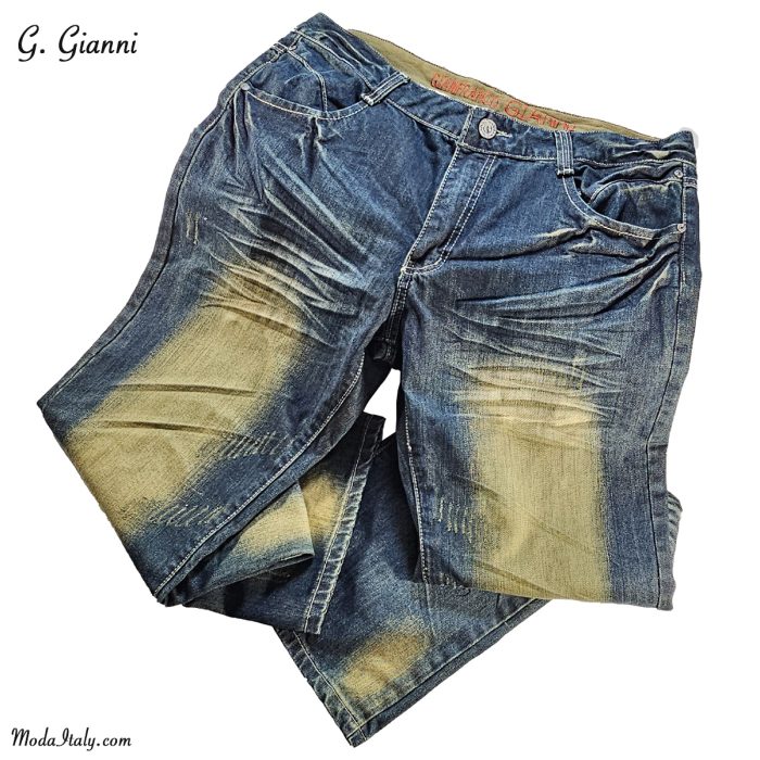 G. Gianni Classic Jeans in Blue Two tone