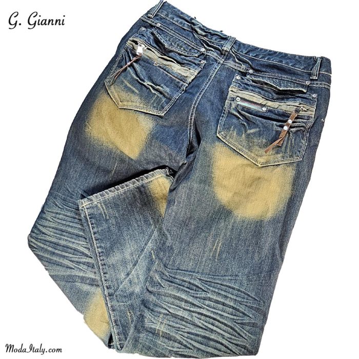 G. Gianni Classic Jeans in Blue Two tone