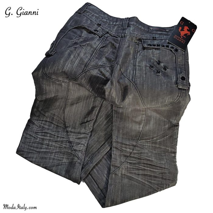 G. Gianni Classic Jeans in Charcoal Washed Tone