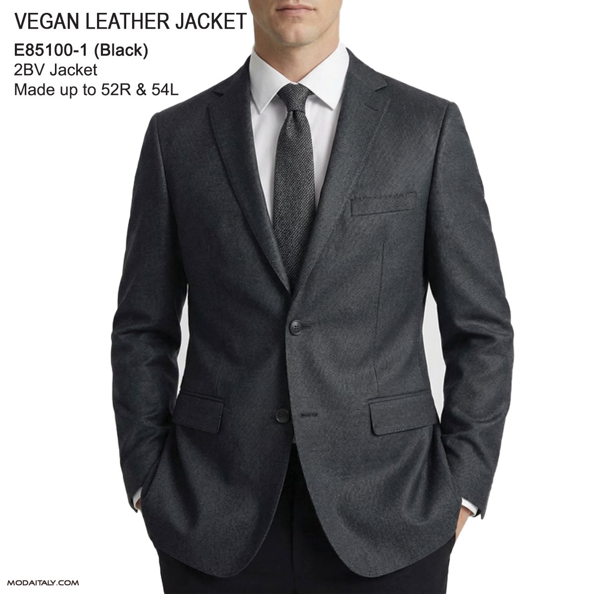 Enzo 2026 Vegan Leather jacket in Black or Brown